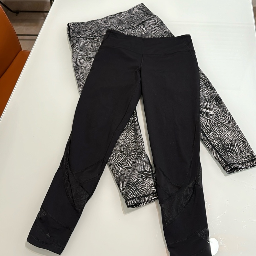 Victoria’s Secret sport mesh cut out Zella leggings  m medium vs5